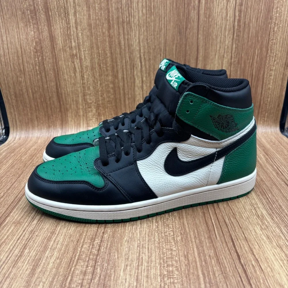 Nike Air Jordan 1 Retro High OG Mens Pine‎ Green Good Size 12 55088-302 2018